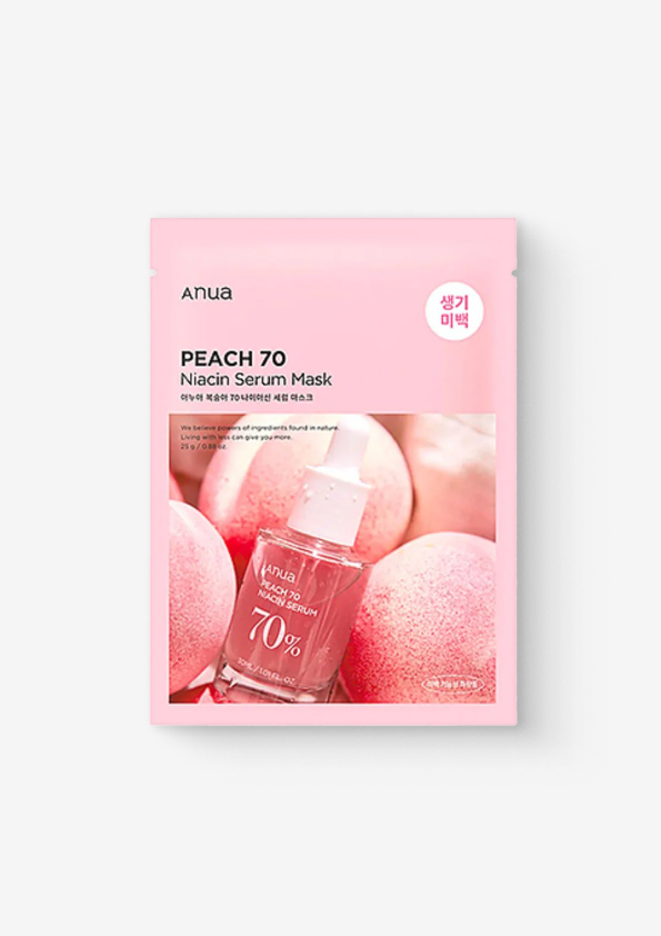 ANUA PEACH 70+NIACIN SERUM MASK