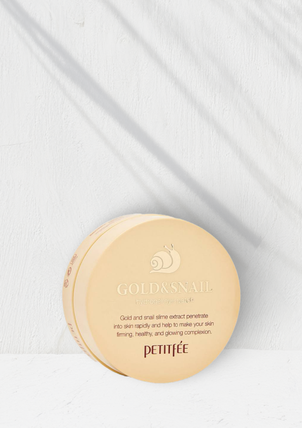 Гидрогелевые патчи для глаз Petitfee Gold and Snail 60 шт.