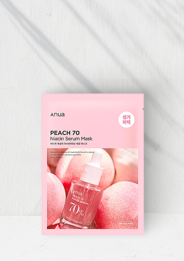 ANUA PEACH 70+NIACIN SERUM MASK