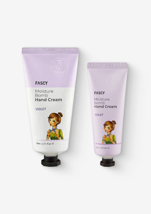 FASCY Moisture Bomb Hand Cream Violet 40ml+80ml