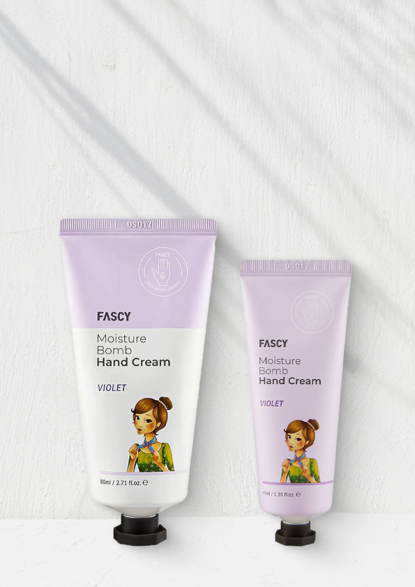 FASCY Moisture Bomb Hand Cream Violet 40ml+80ml