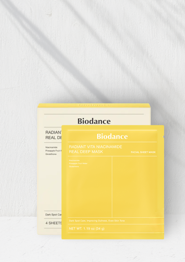 BIODANCE RADIANT VITA NIACINAMIDE REAL DEEP MASK 34g