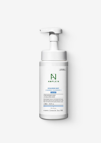 Ample:N Hyaluron Shot Bubble Cleanser  450 мл