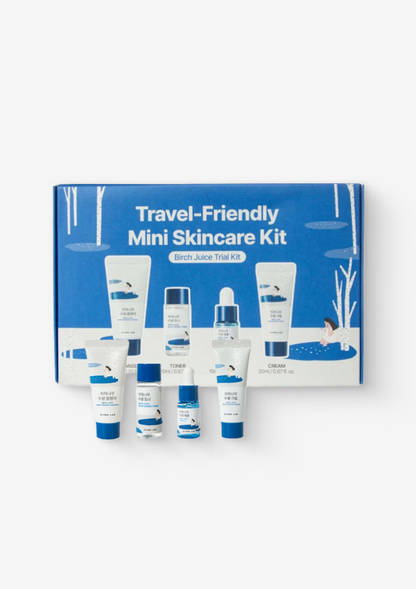 Round Lab Travel-Friendly Mini Skincare Kit Birch Juice