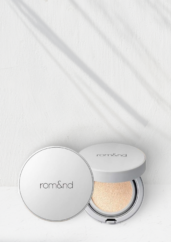 Матовий кушон Rom&amp;amp;nd Nu Zero Cushion 02 Natural 21 SPF24 PA+++