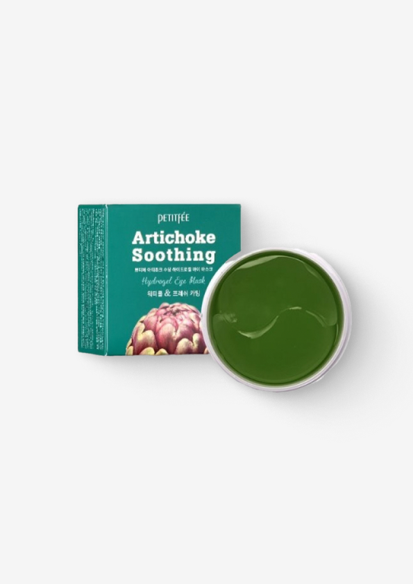 Заспокійлива гідрогелева маска для очей Petitfee Artichoke 60шт